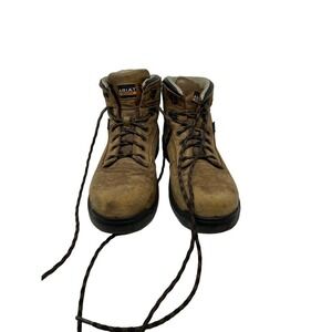 Ariat 6" Carbon Toe Waterproof Turbo Work Boots Mens 9